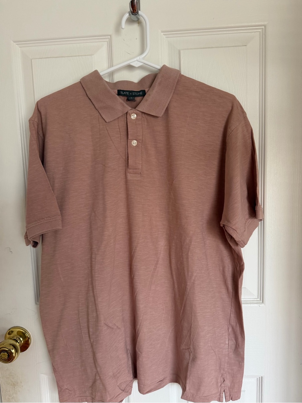 Slate & Stone Men's Rosewood Short-Sleeve Polo